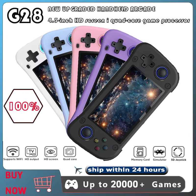 Retro Gaming Linux - Портативная игровая консоль G28 Retro с
