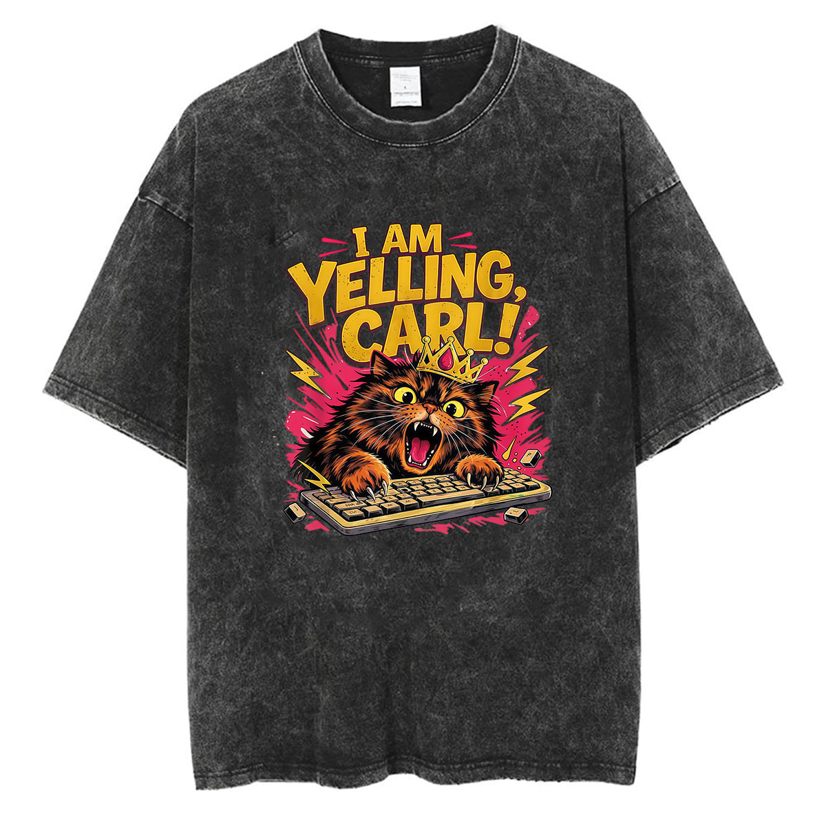 Retro Gaming T Shirt - Футболка I Am Yelling Carl Dungeon