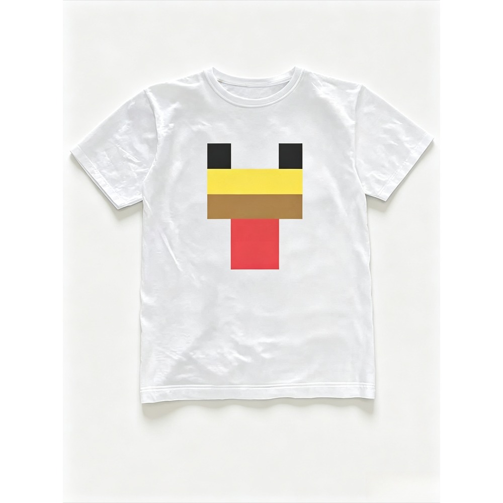 Retro Gaming T Shirt - Мужская футболка с минималистичным пиксельным принтом
