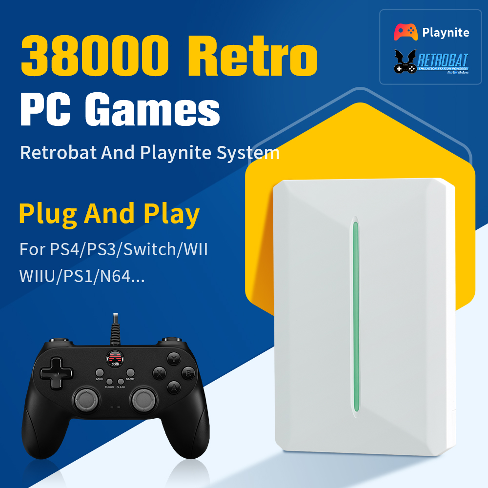 Retro Gaming Hard Drive - Портативный жесткий диск 500G в стиле