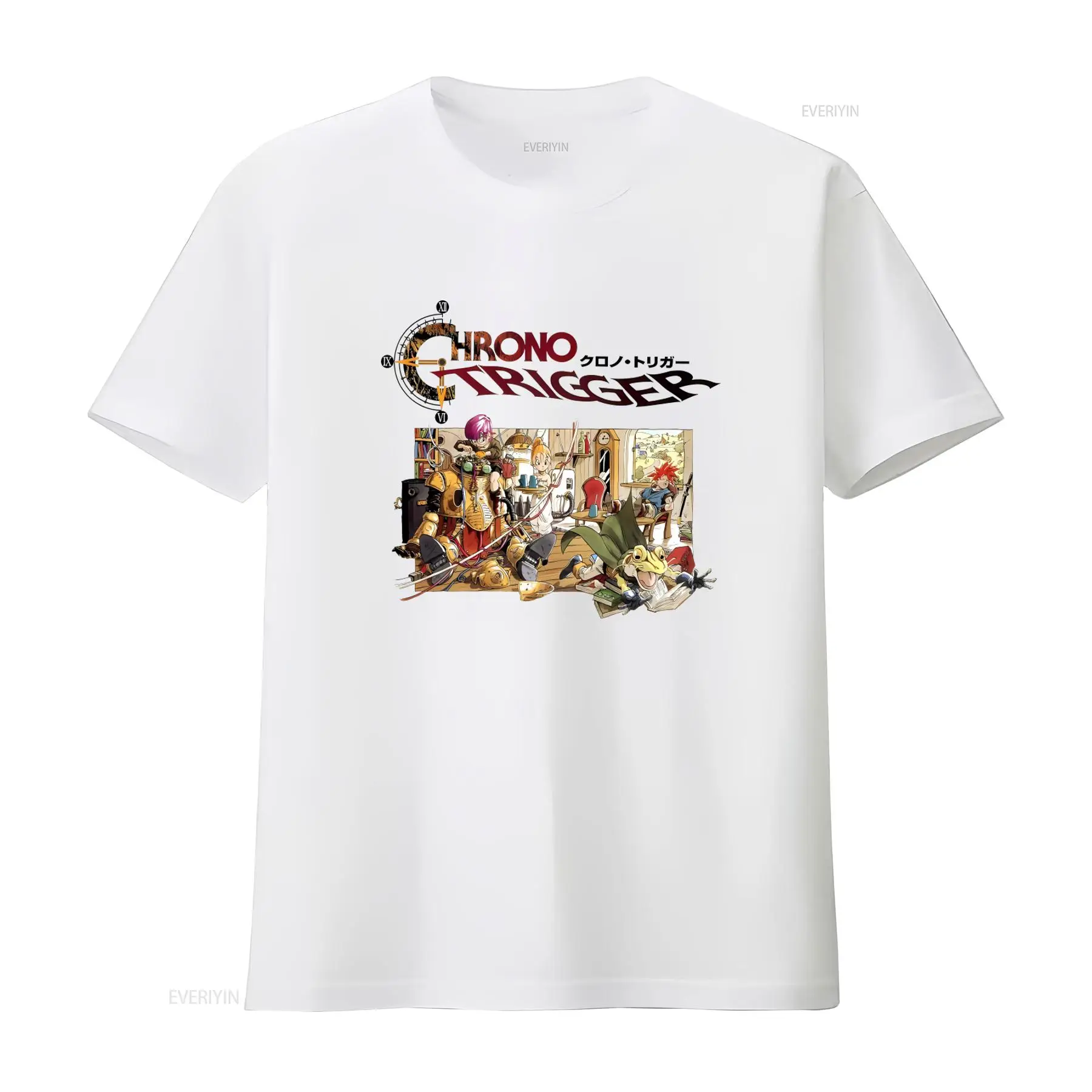 Retro Gaming T Shirt - Футболка с логотипом видеоигры Chrono Trigger,