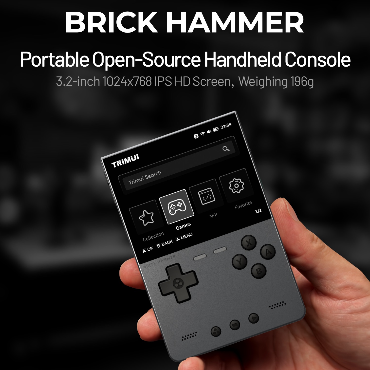Retro Gaming Linux - TRIMUI BRICK HAMMER Ретро портативная игровая