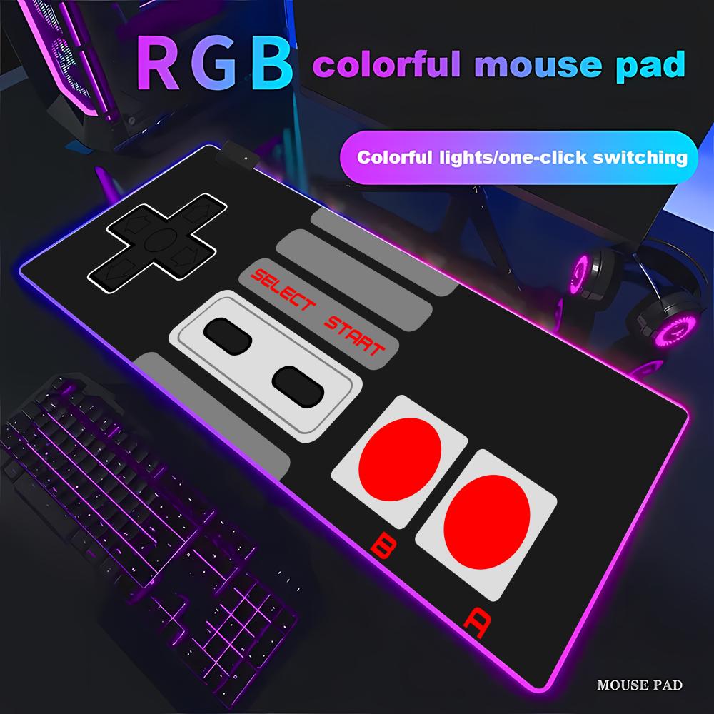 Mouse Gaming Retro - Большой коврик для мыши RGB Retro