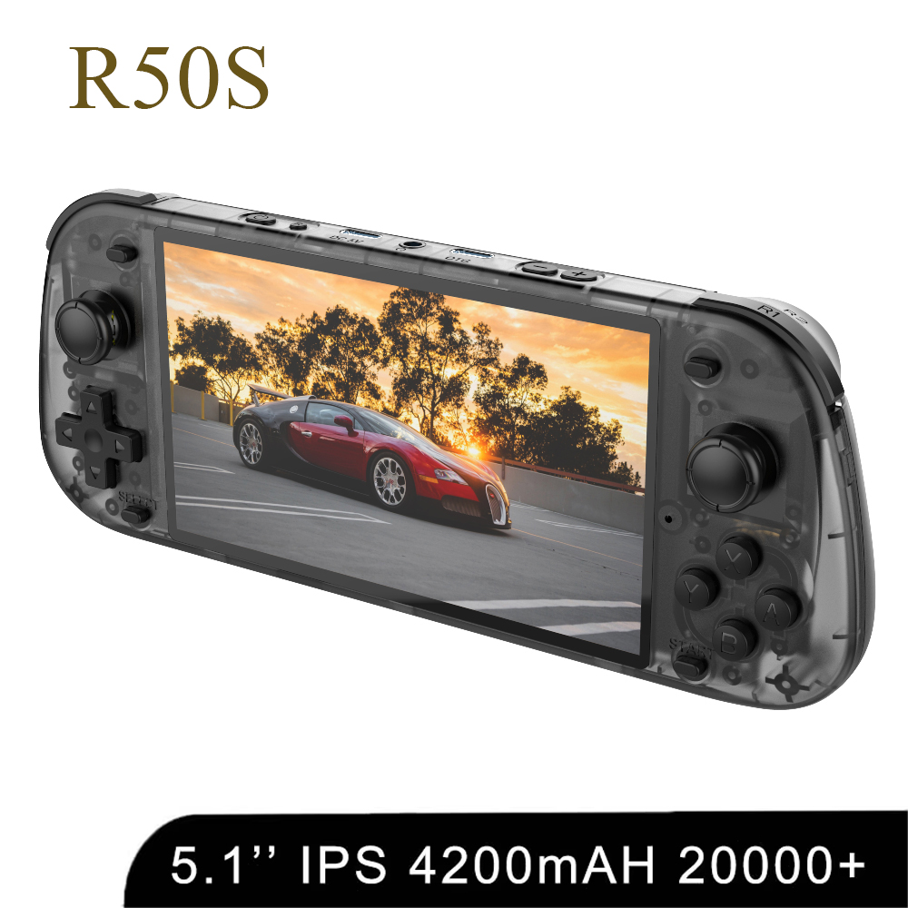 Retro Gaming Portable - 5,1-дюймовая новая портативная игровая консоль R50S