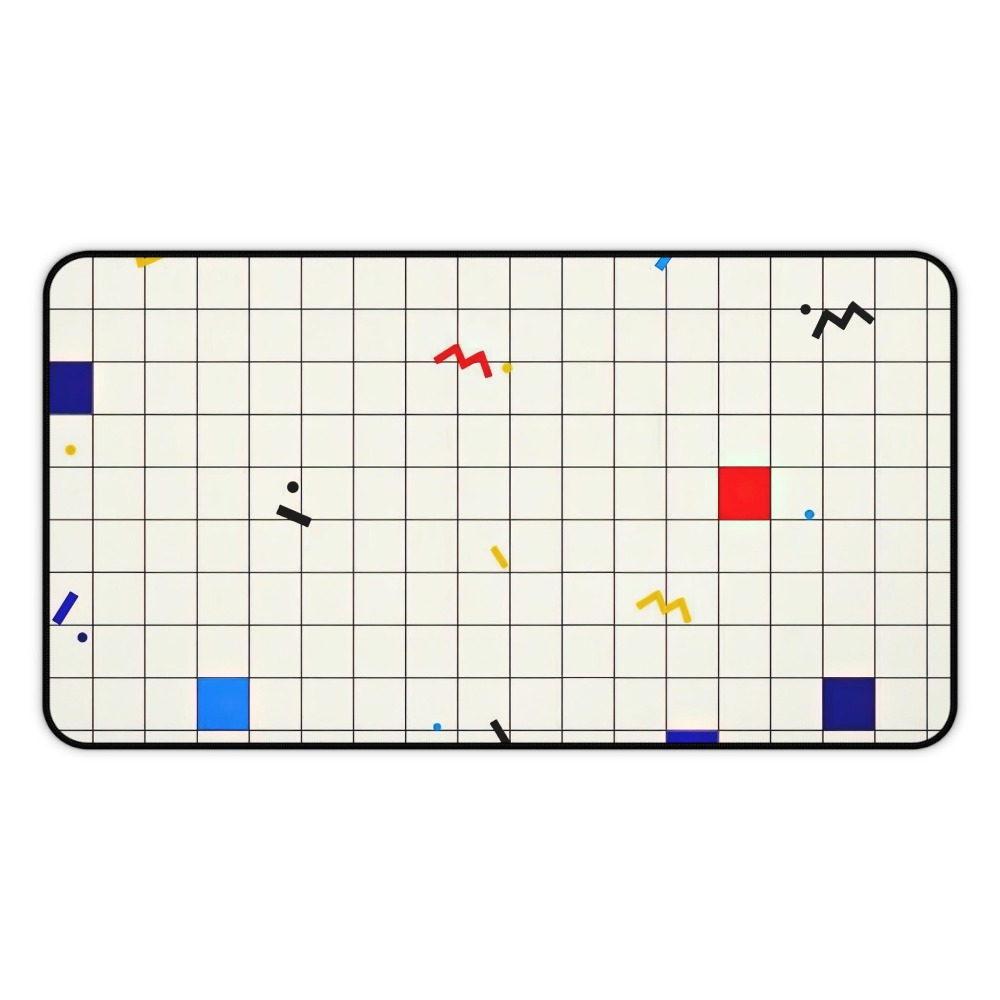 Mouse Gaming Retro - Ретро-геометрический коврик для стола и мыши