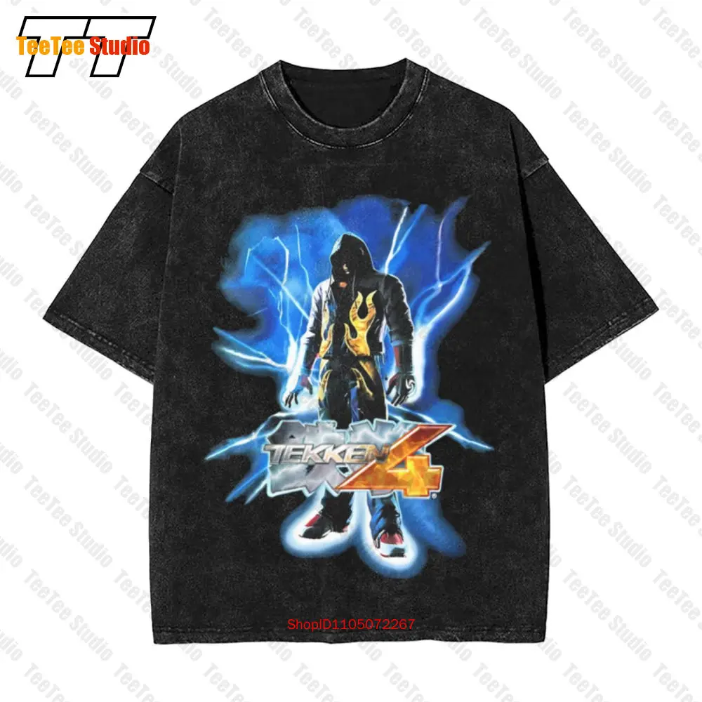 Retro Gaming T Shirt - Винтажная футболка большого размера Tekken 4