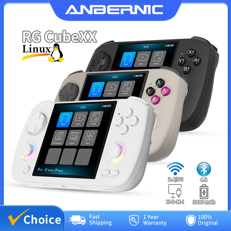 Retro Gaming Linux - Портативная игровая консоль ANBERNIC RG Cubexx
