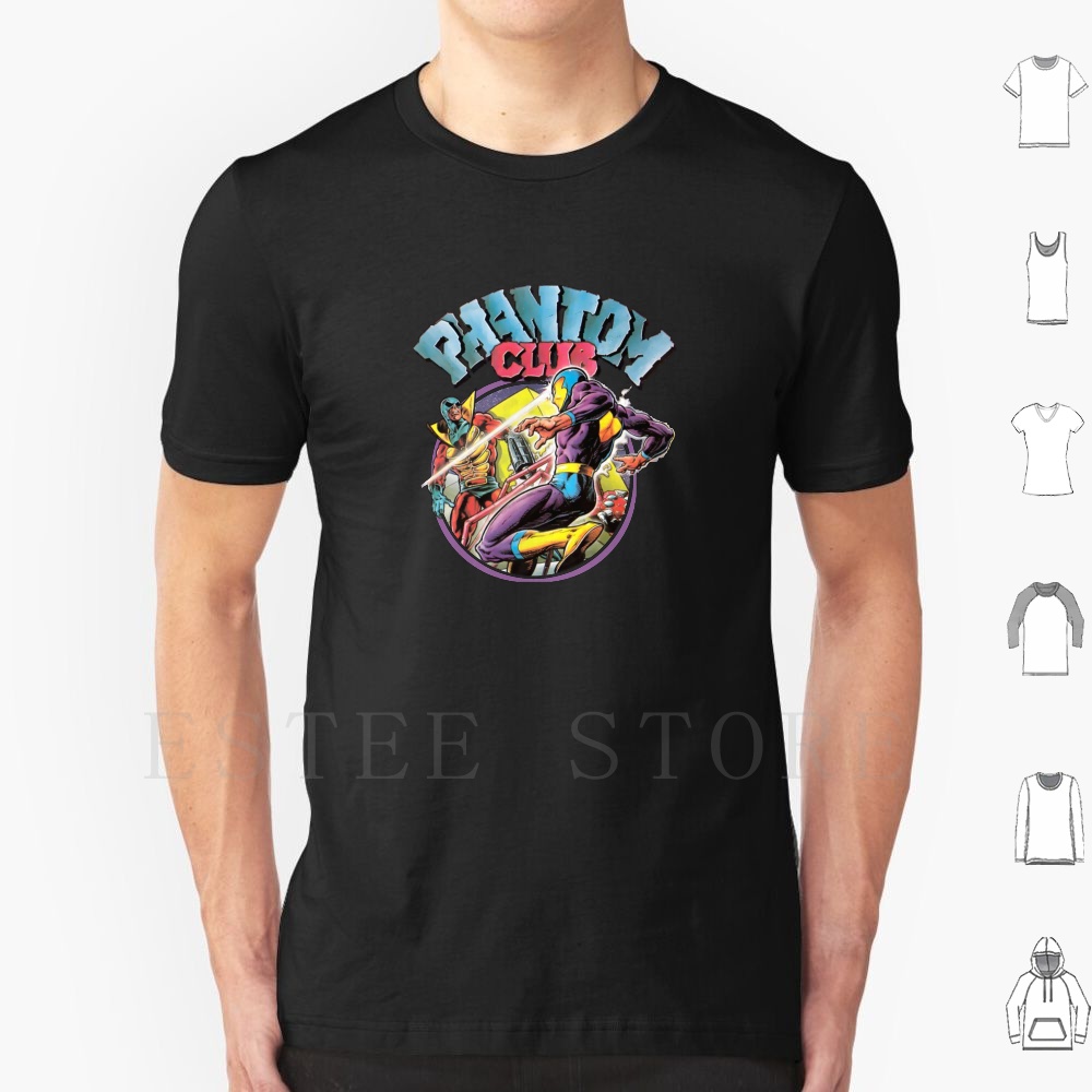 Retro Gaming T Shirt - Футболка Phantom Club-Badge DIY большого размера,