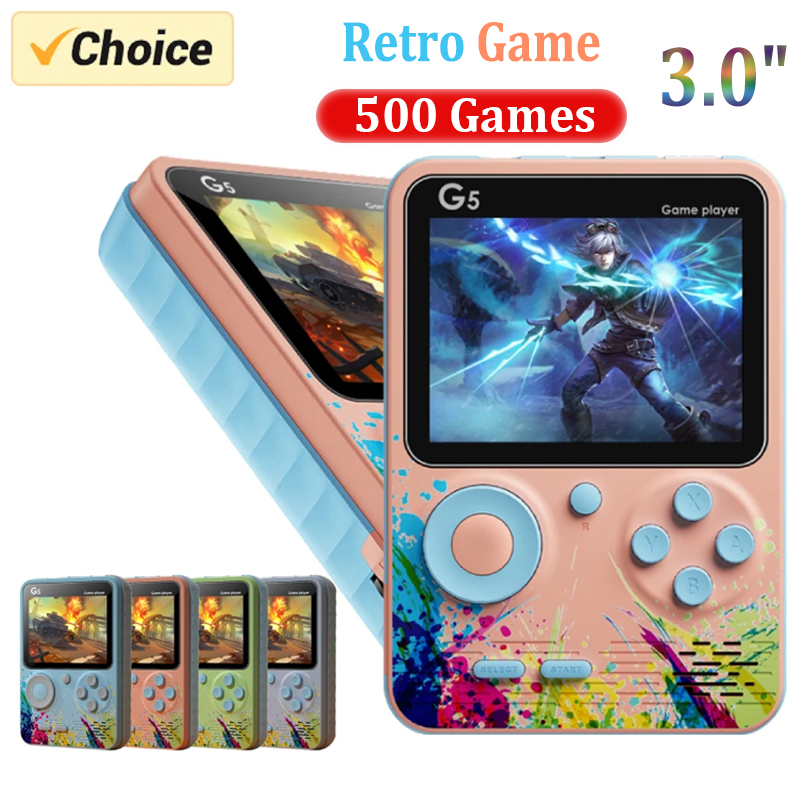 Retro Gaming Joystick - Портативная игровая консоль G5 Retro с