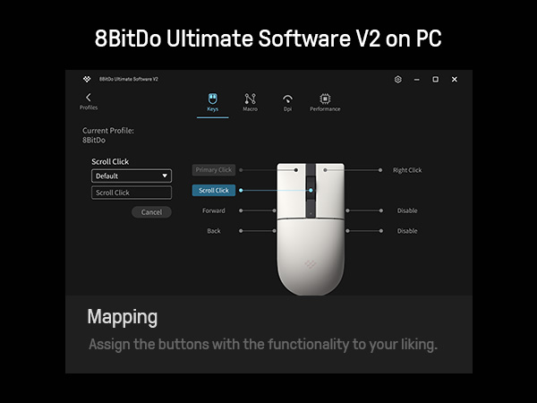 Mouse Gaming Retro - Мышь 8BitDo Retro R8 с оптическим