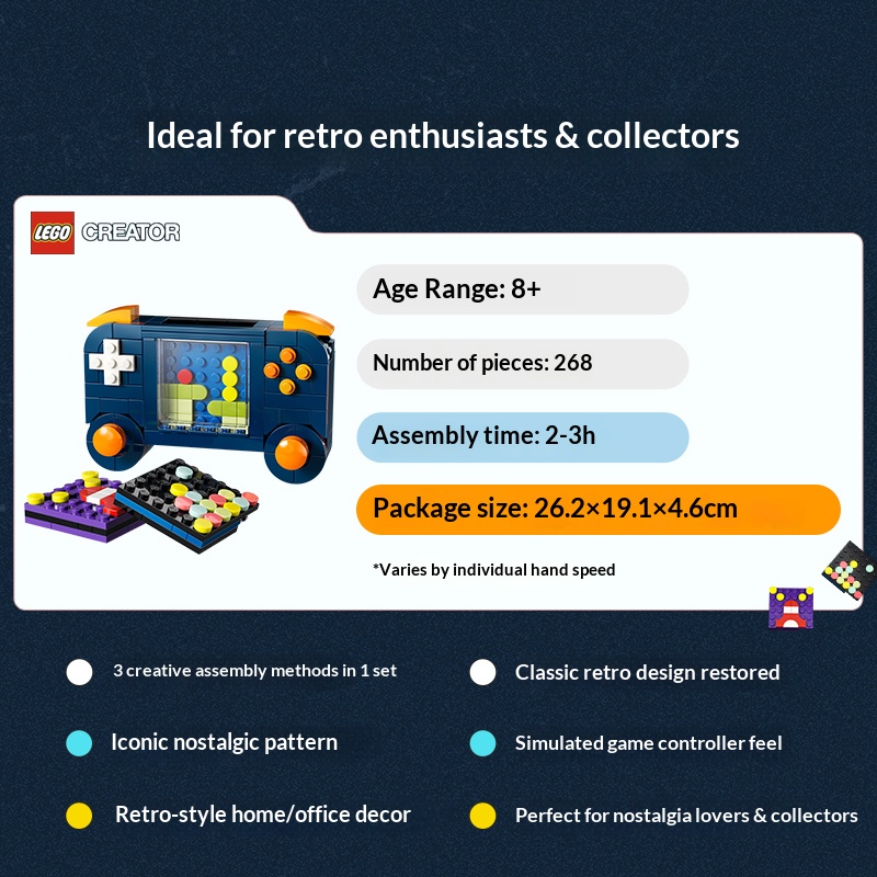 Конструктор LEGO Creator 3-в-1 – обзор и цена Retro Gaming Console