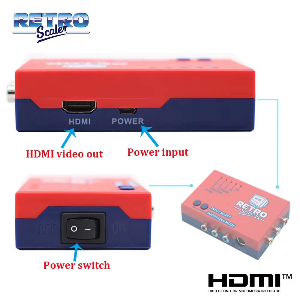 RetroScaler2x A/V на HDMI ®    – обзор и цена Retro Gaming Hard Drive