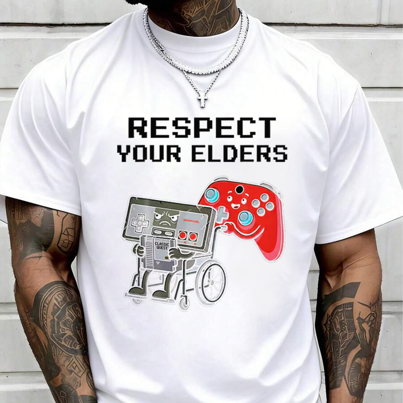 Мужская модная футболка в стил – обзор и цена Retro Gaming T Shirt