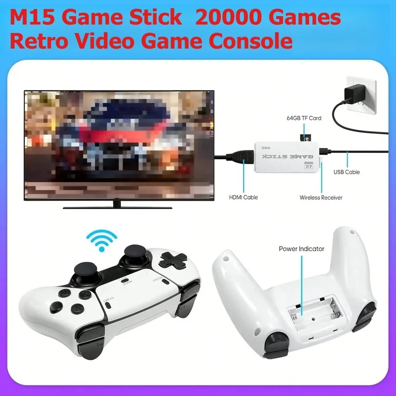 Игровая приставка M15 Retro Vi – обзор и цена Retro Gaming Joystick