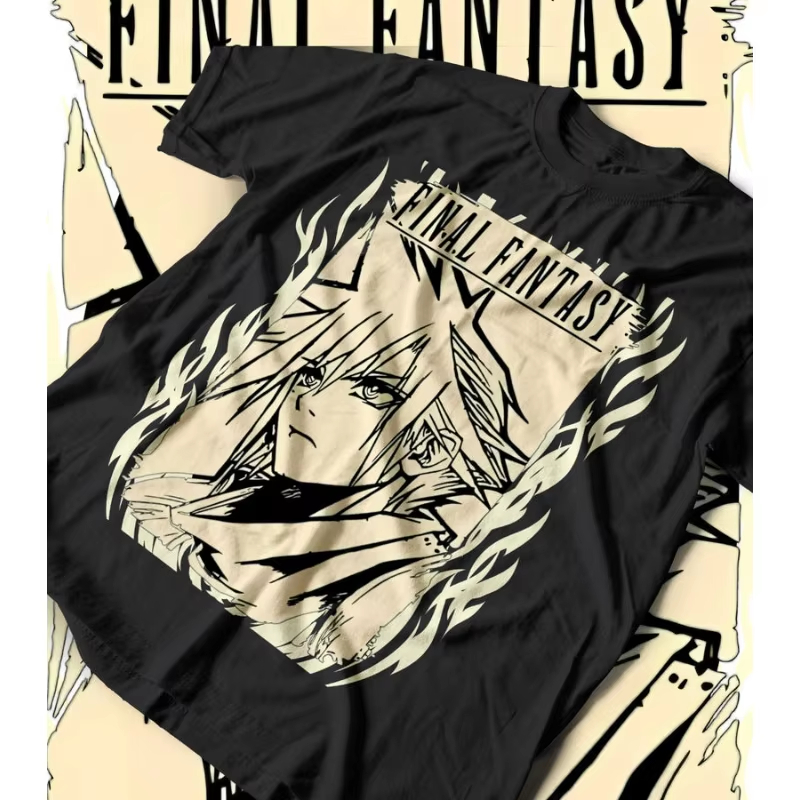 Футболка Final Fantasy VII Reb – обзор и цена Retro Gaming T Shirt